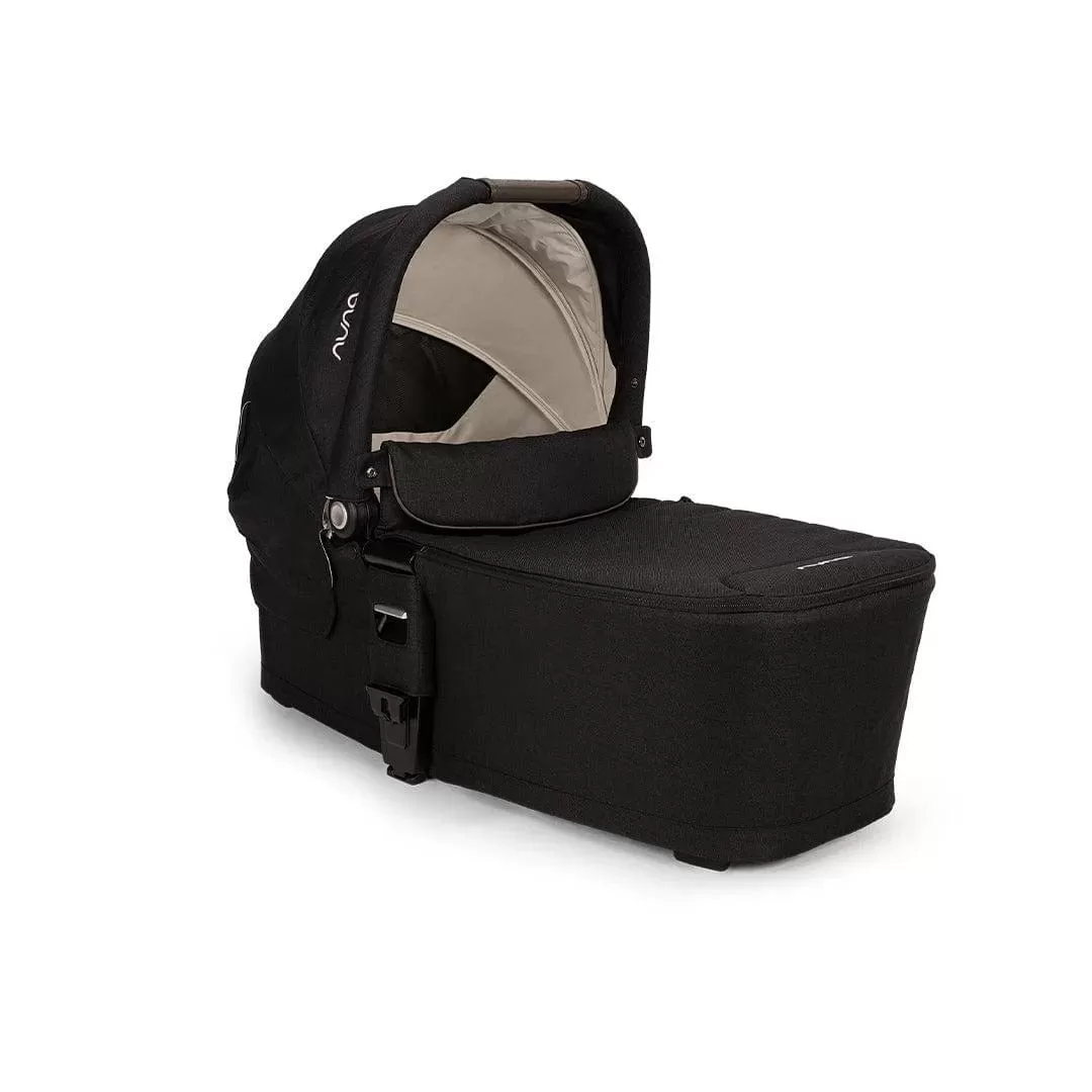 Nuna MIXX Next Carrycot - Caviar (Chocolate Leatherette)