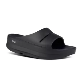 Oofos Women's OOmega OOahh Slide Sandal - Black