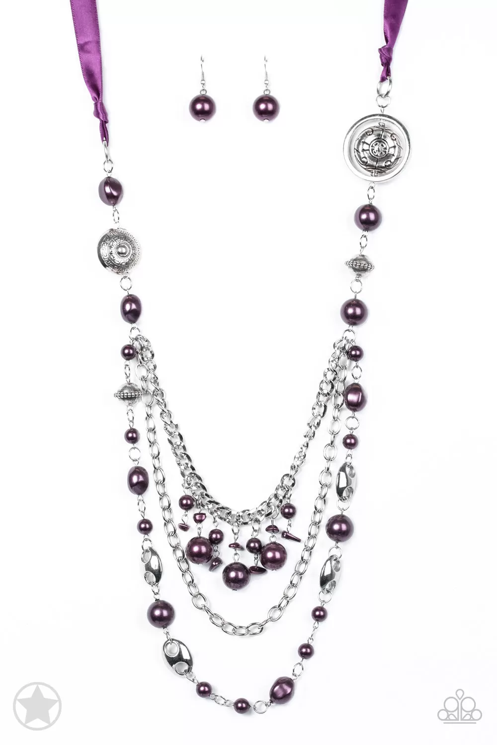 Paparazzi Accessories - All The Trimmings - Purple Necklace