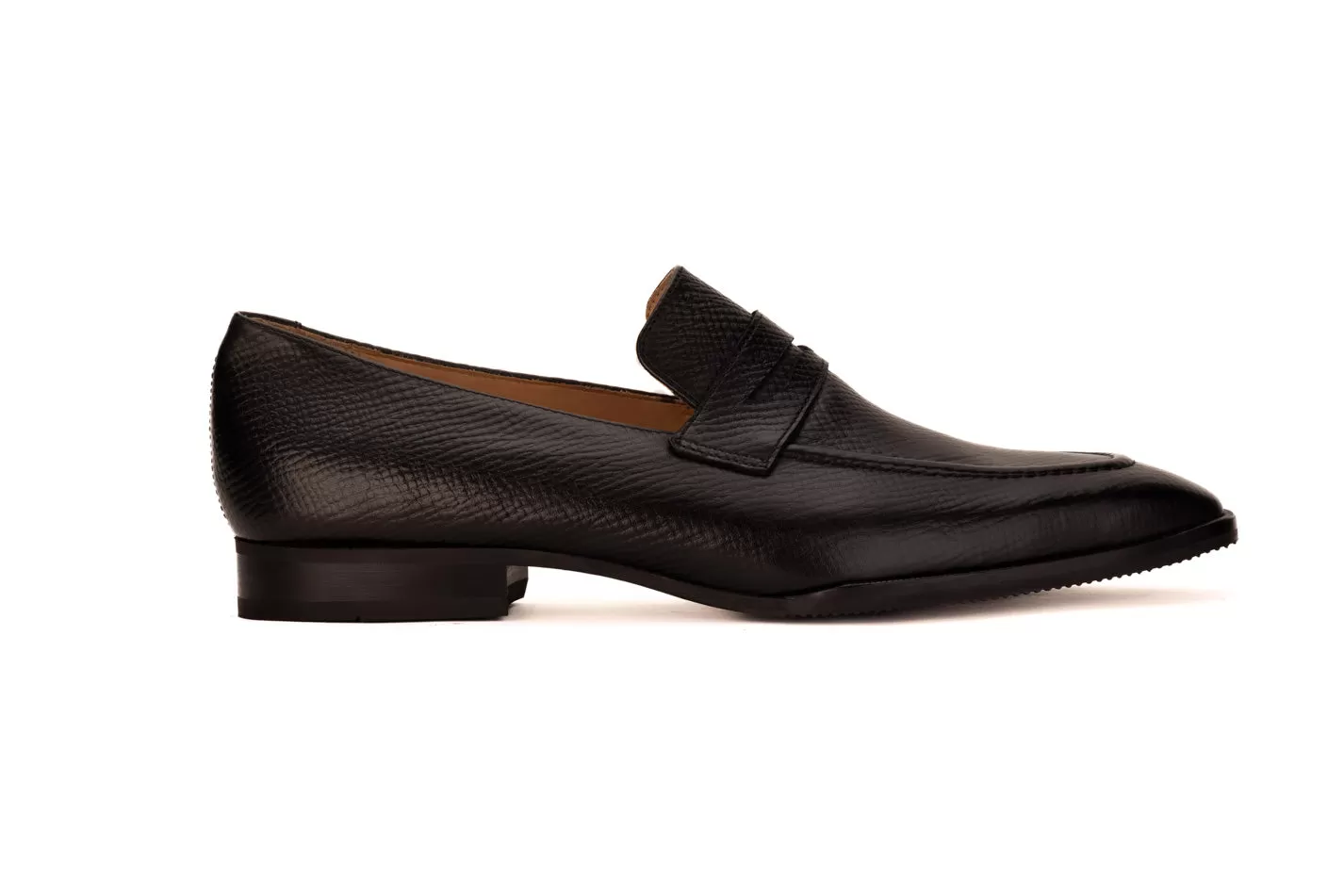 Penny Strap Loafer with cord stitching on the vamp