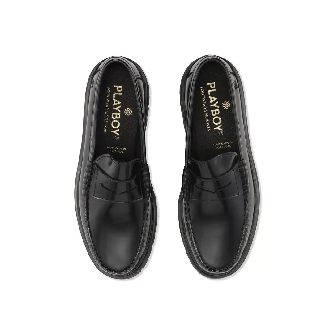 Playboy Austin Black polido loafers