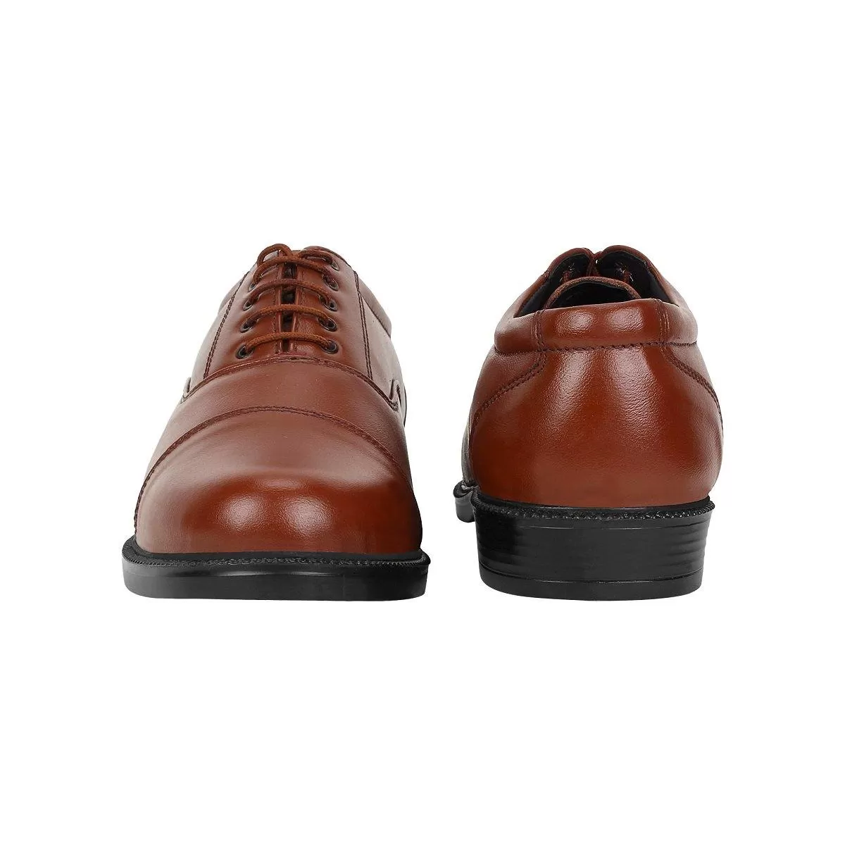 Police Uniform Shoes Brown for Men