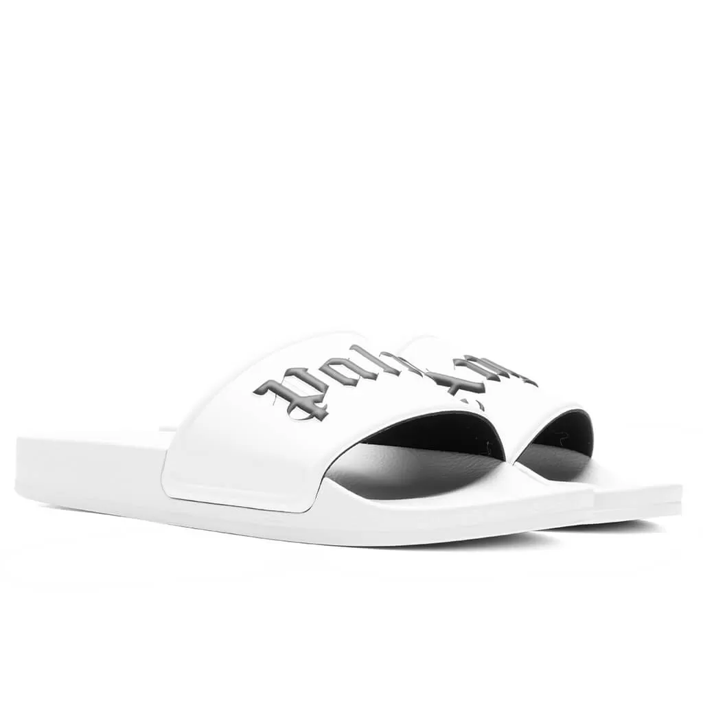 Pool Slider - White/Black