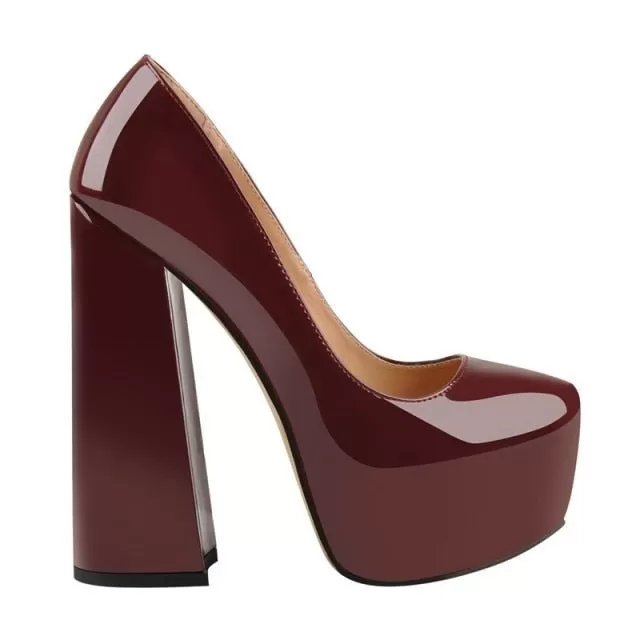 Pumps Queen Felixa (Wine red)