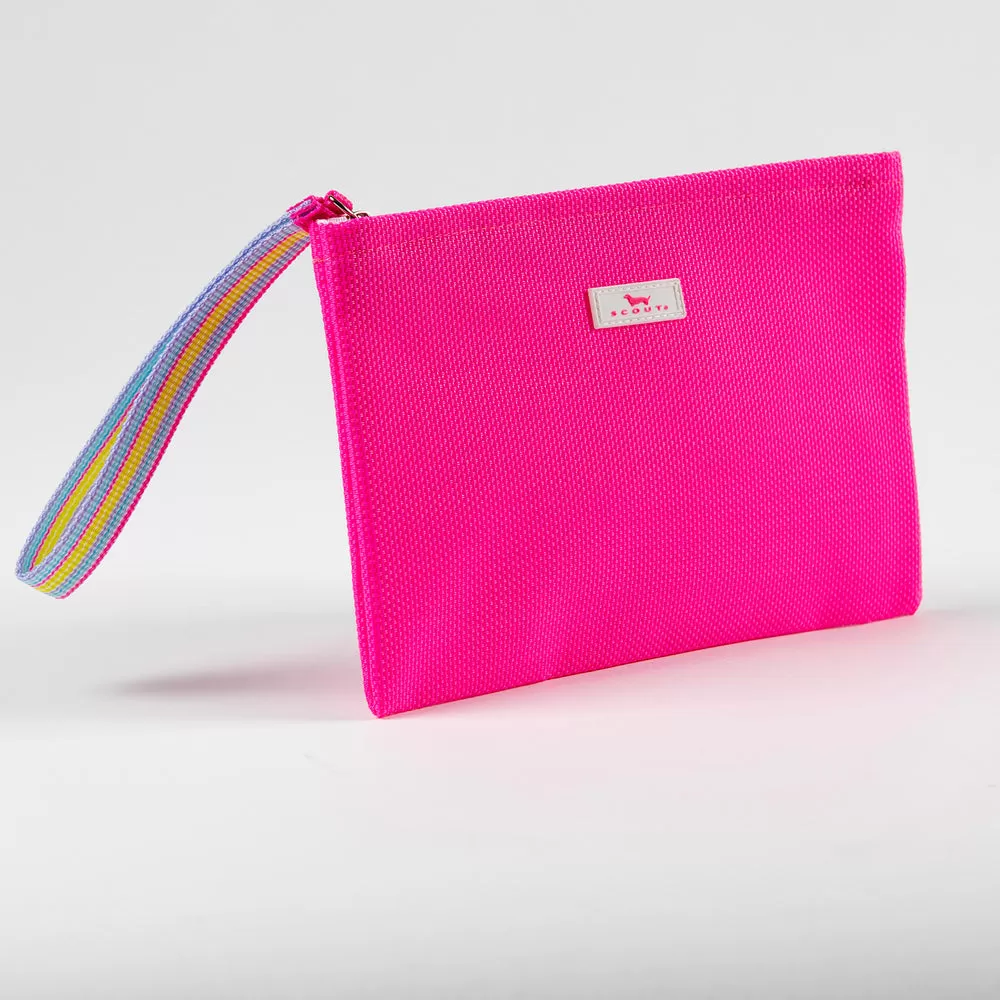 Scout Neon Pink Cabana Clutch Wristlet