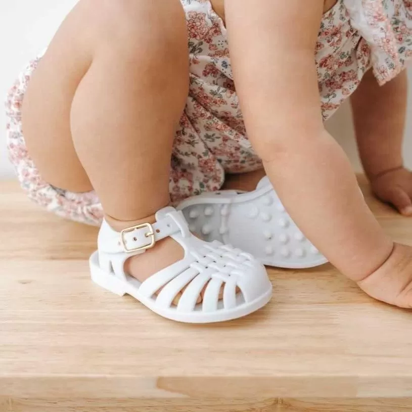 Toddler & Kids White Jelly Sandal