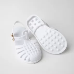 Toddler & Kids White Jelly Sandal