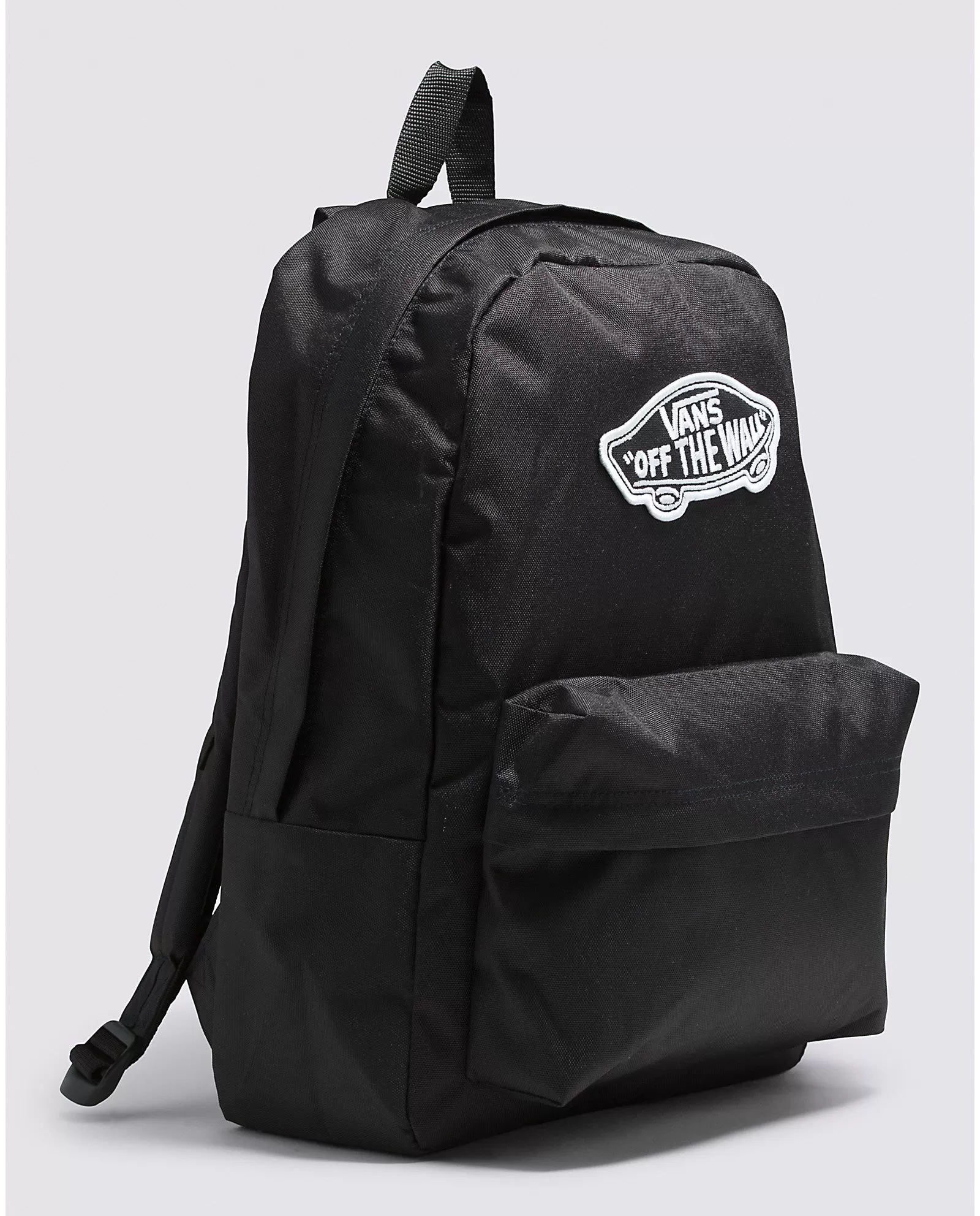 VANS WOMEN'S REALM SOLID BACKPACK (BLACK)