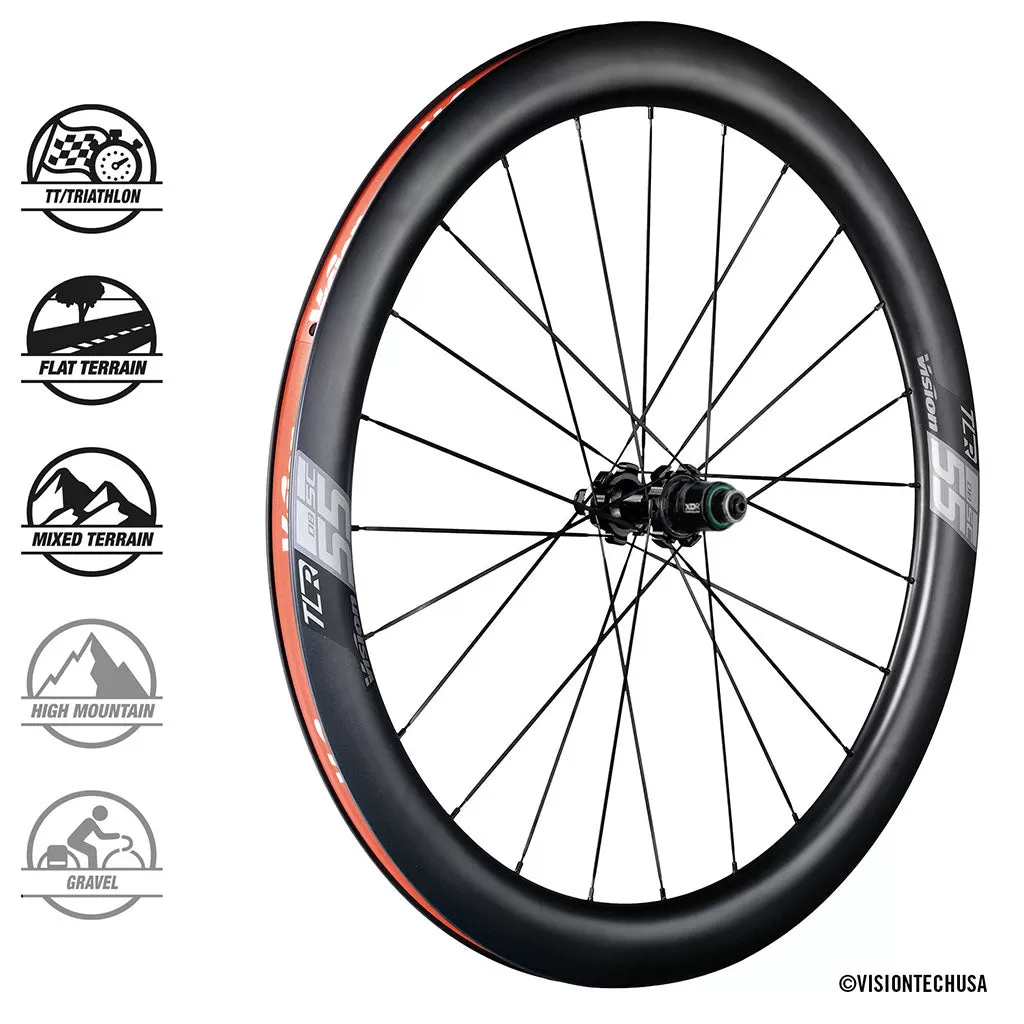 Vision SC Carbon Wheelset  55mm - Disc Brake