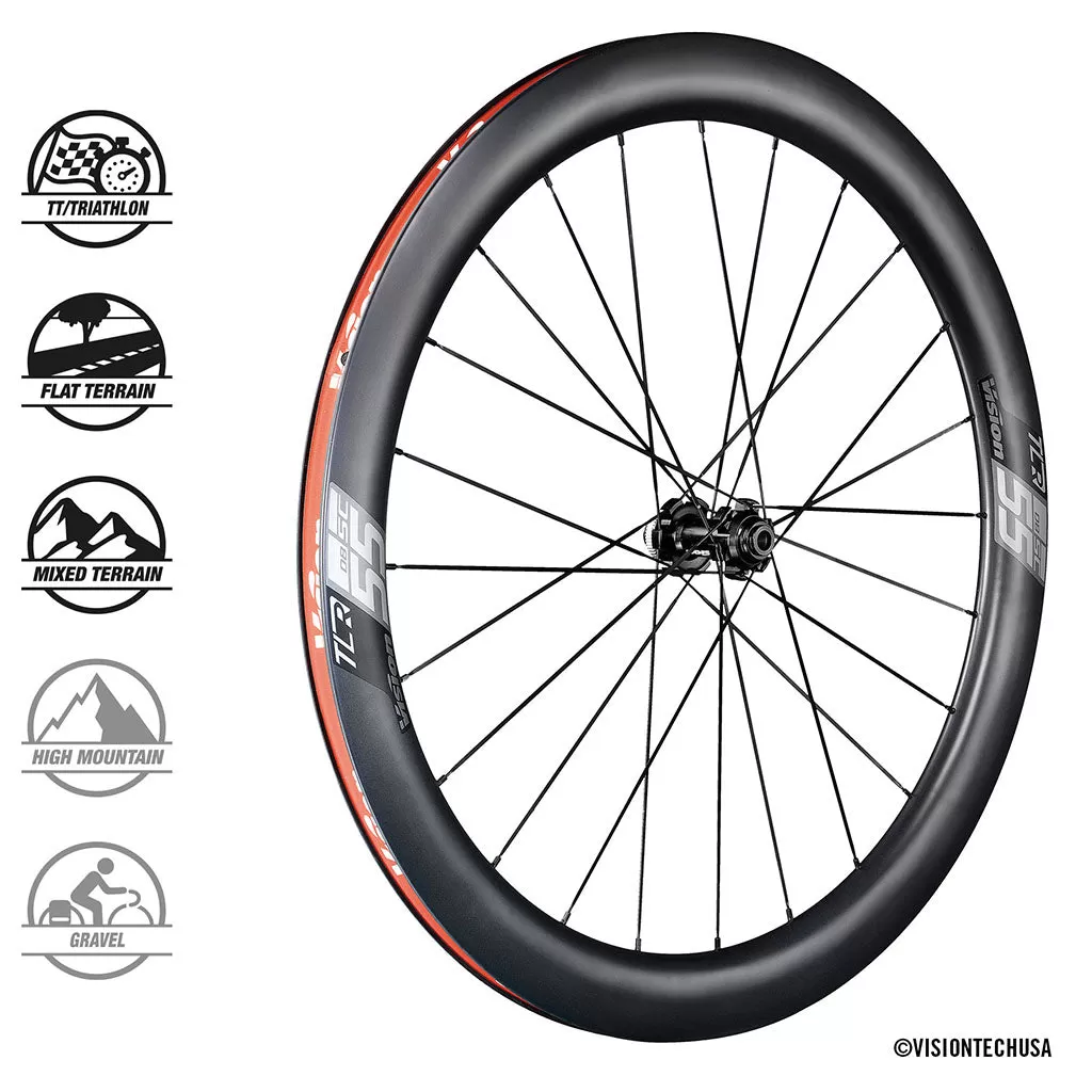 Vision SC Carbon Wheelset  55mm - Disc Brake