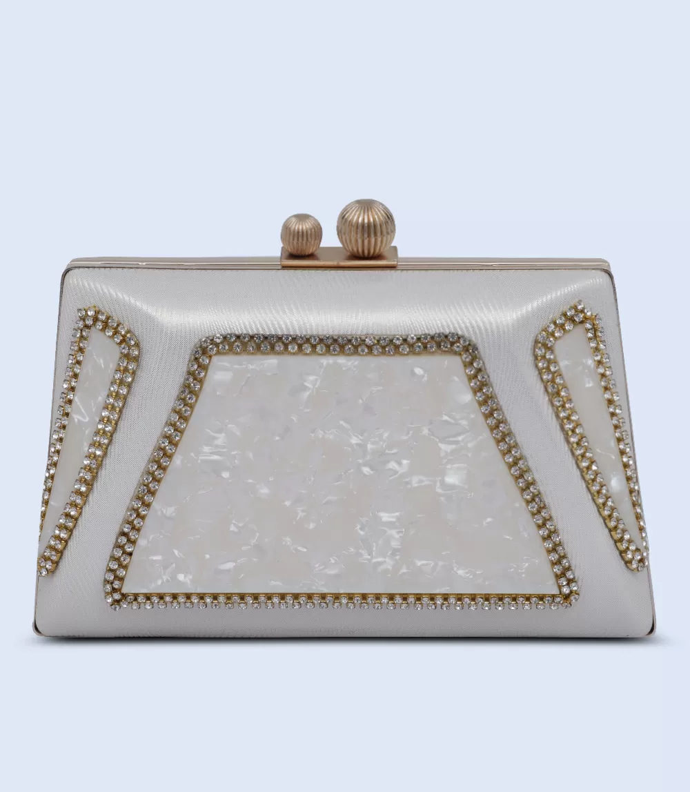 WB2503-PEARL-Women Snazzy Clutch