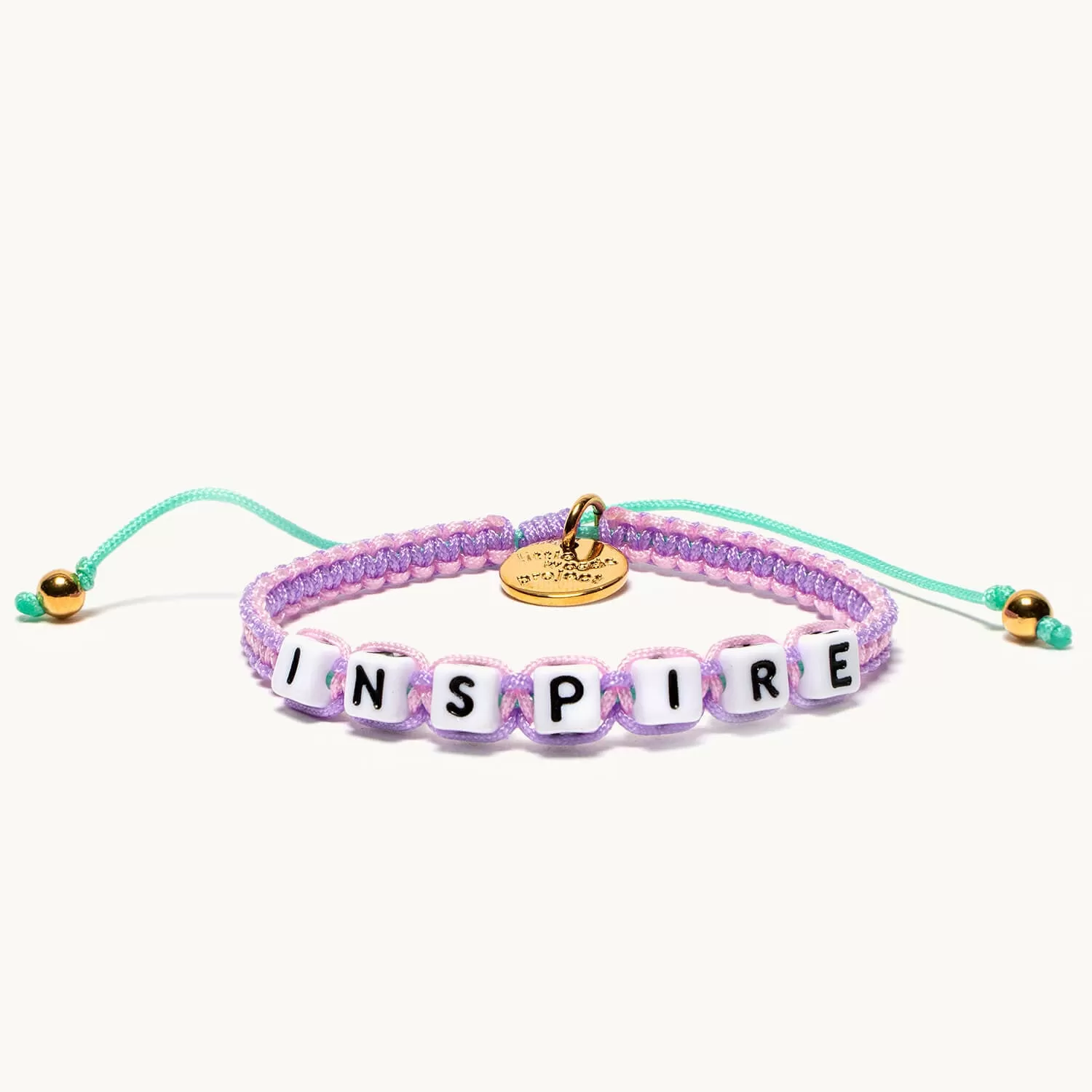 White Inspire Little Words Project Trackable Bracelet S/M