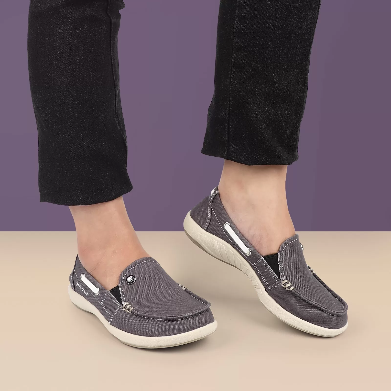 Women's Canvas Loafer Shoes