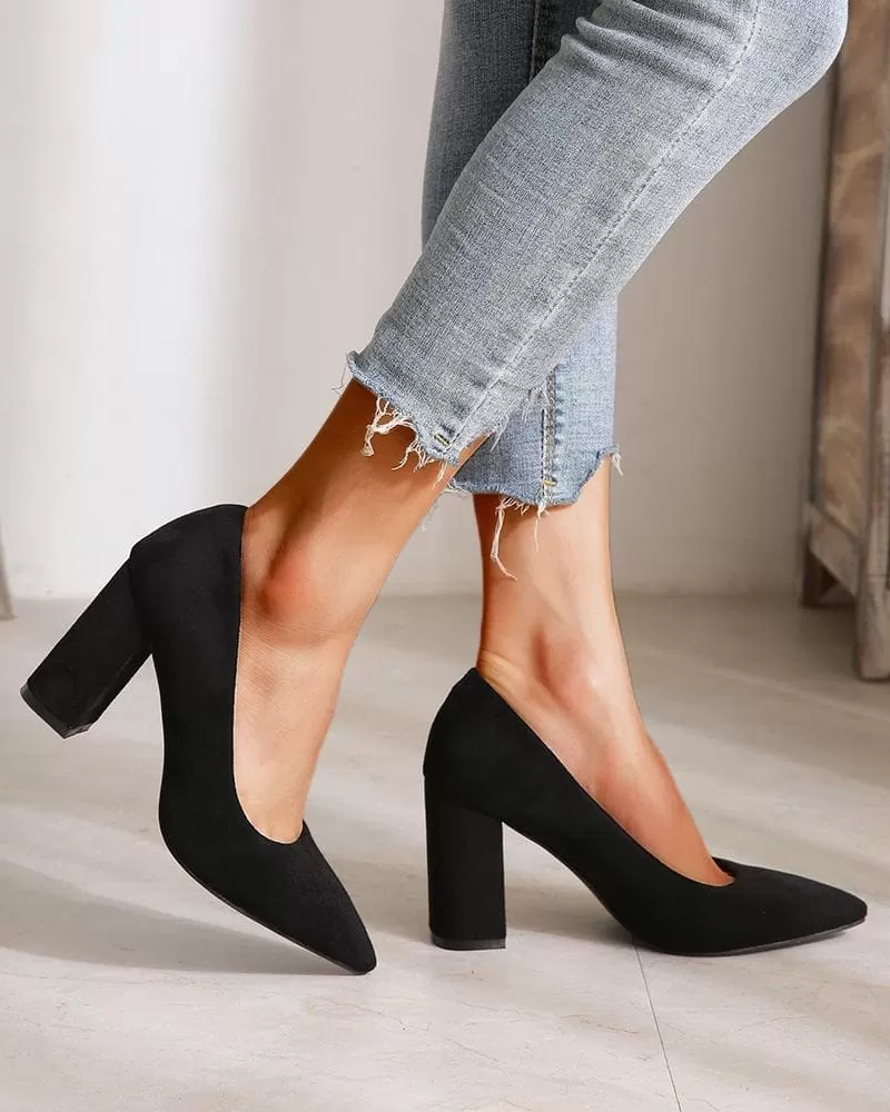 Women's Casual Daily Pointed Toe Heels