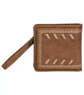 Women's Justin Bifold Whip Stitch Wallet