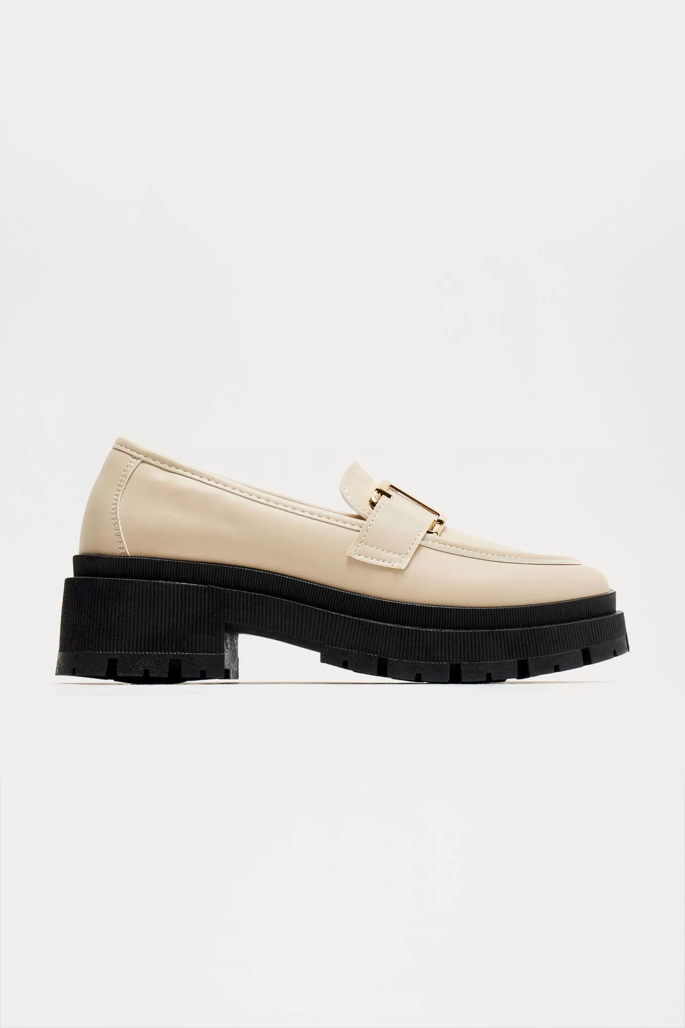 Worth My Time Platform Loafers - Ivory