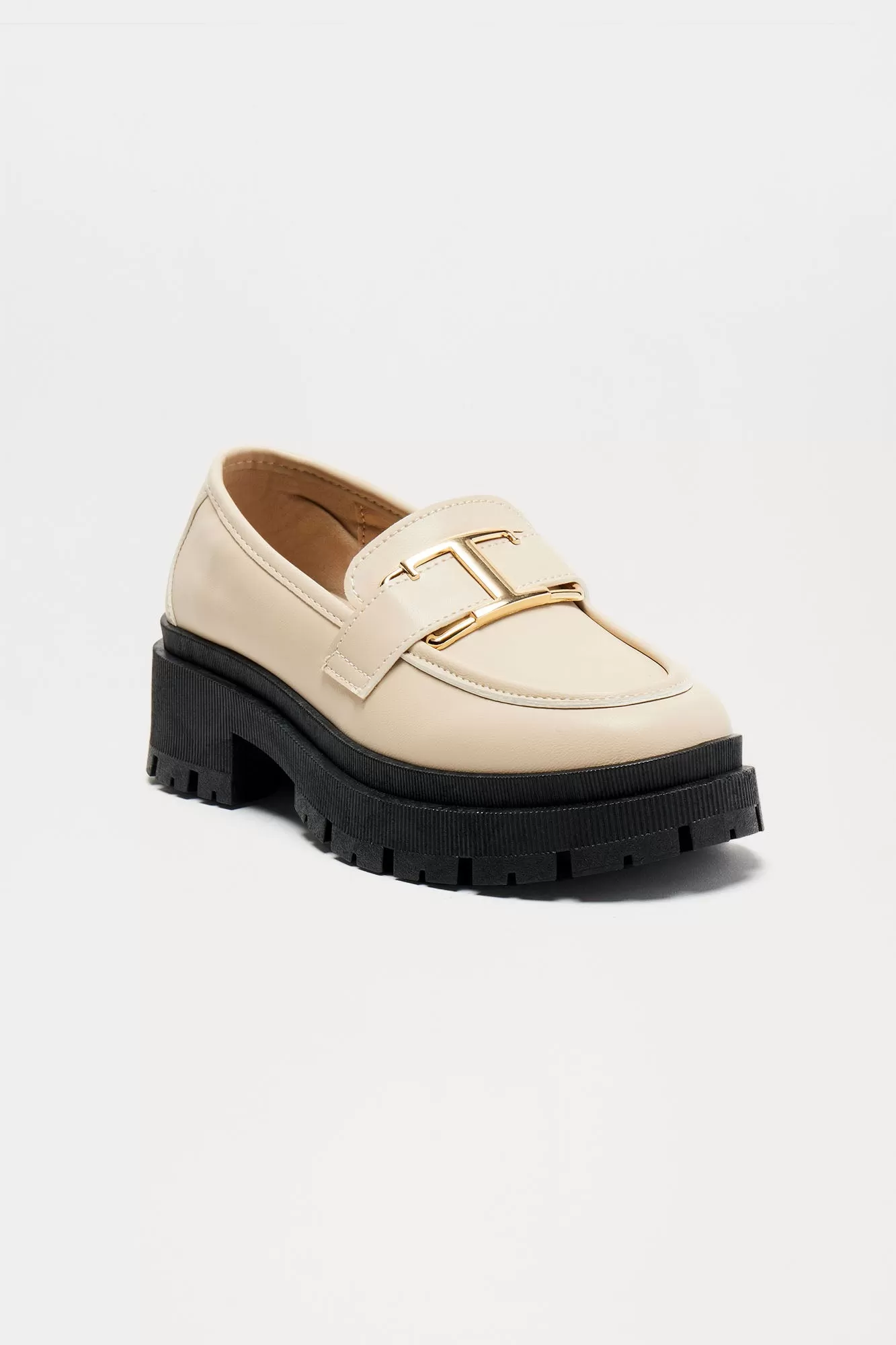 Worth My Time Platform Loafers - Ivory